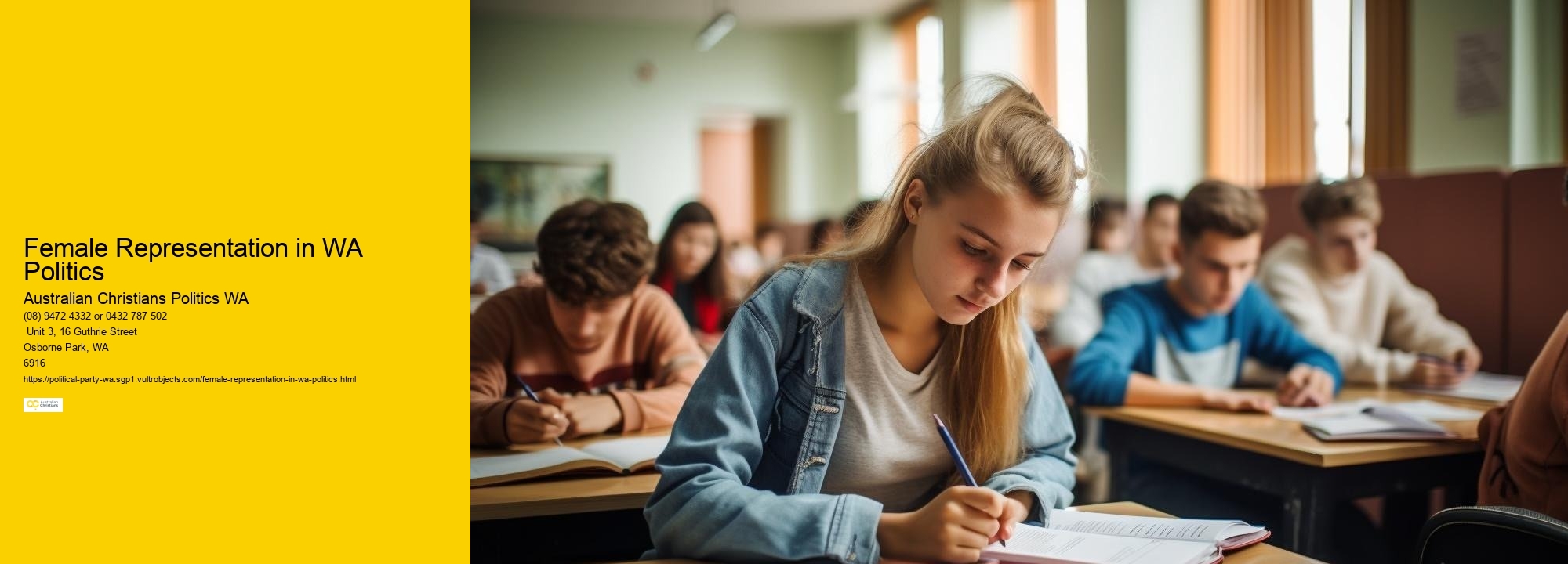 The Impact of Political Parties on WA Society