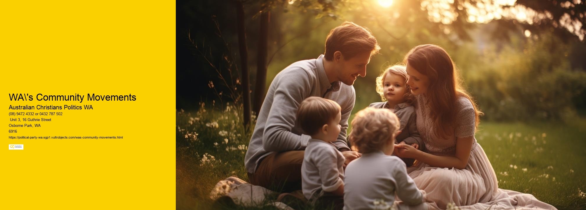 Political Party Crisis Management in WA